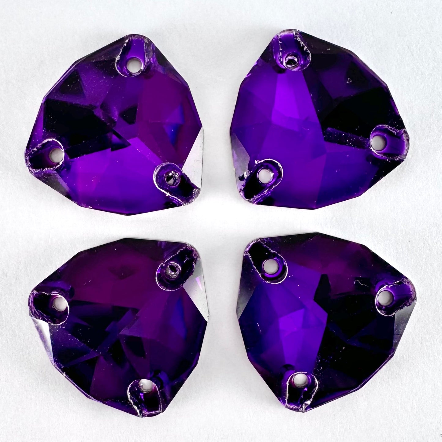 Purple Velvet Glass Trilliant