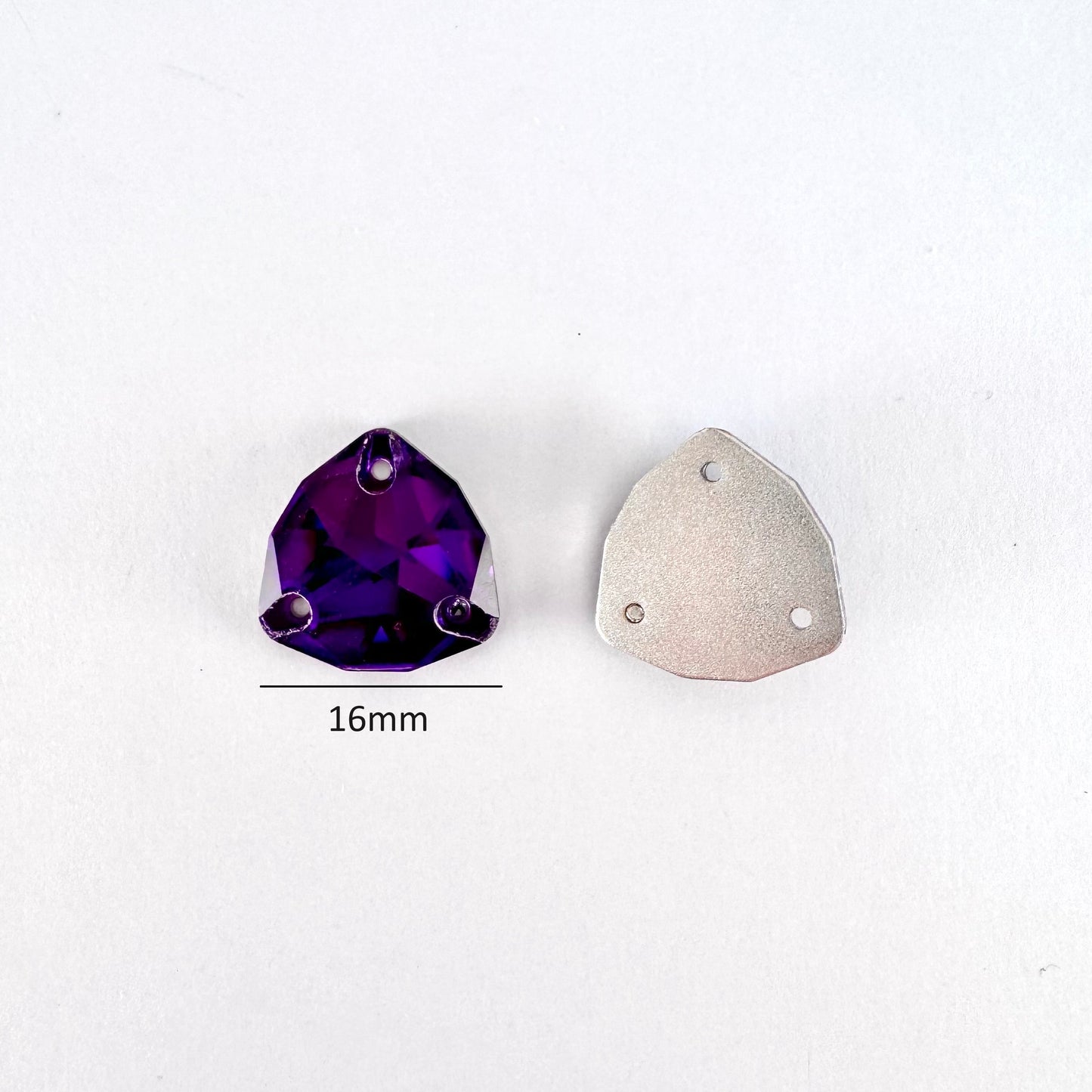 Purple Velvet Glass Trilliant