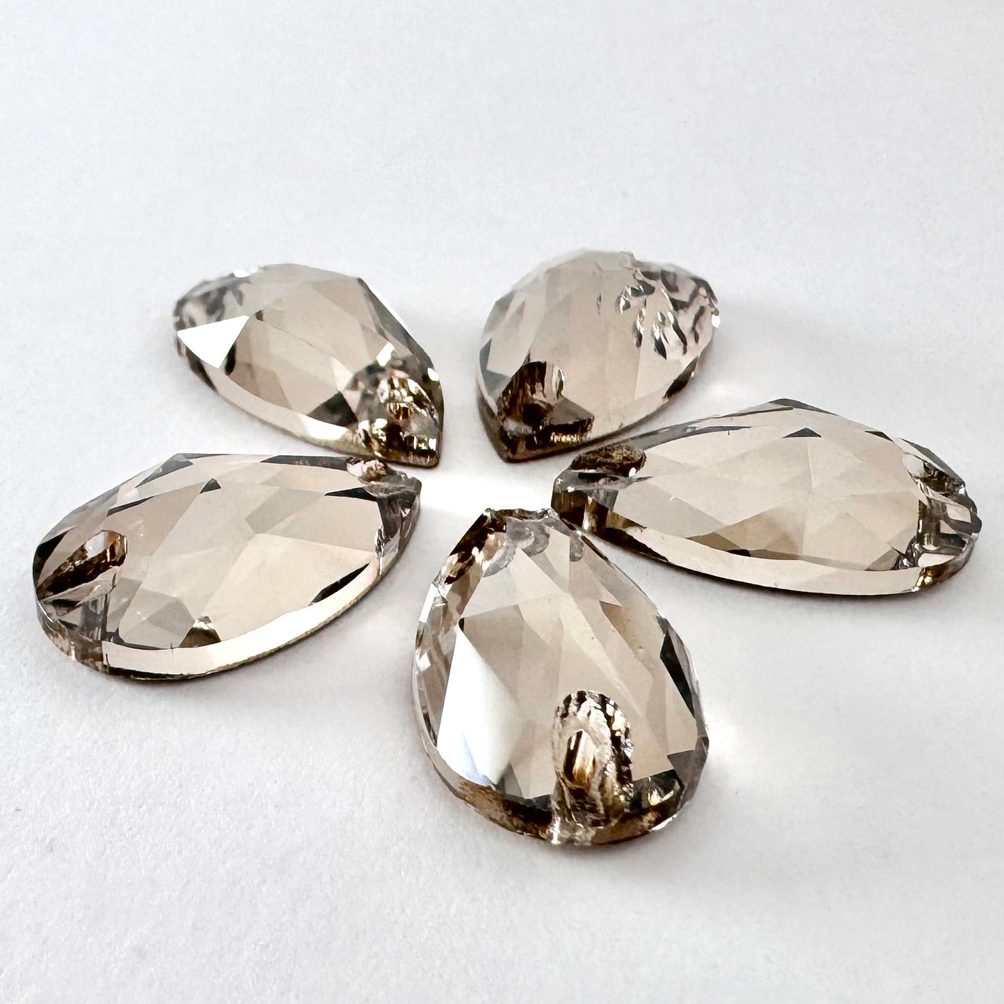 Satin Glass Teardrop
