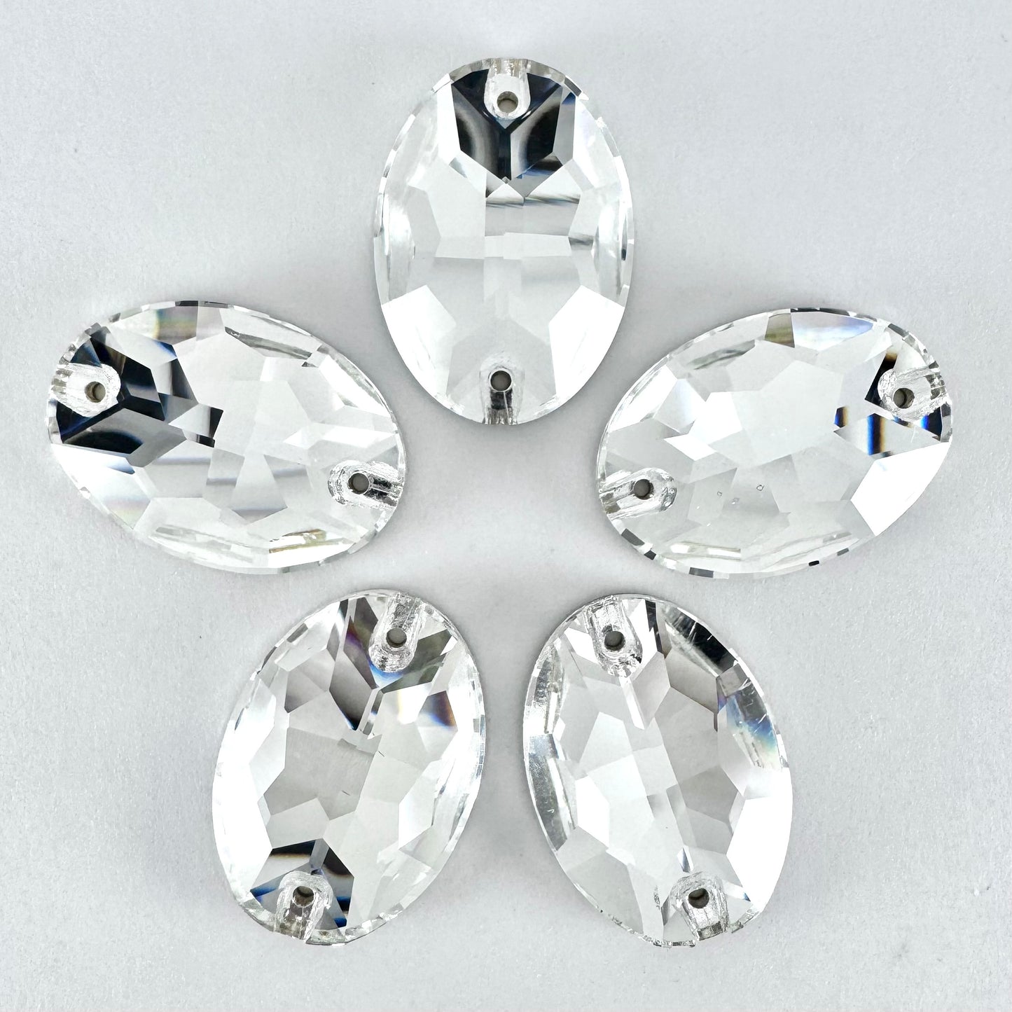 Crystal Glass Oval