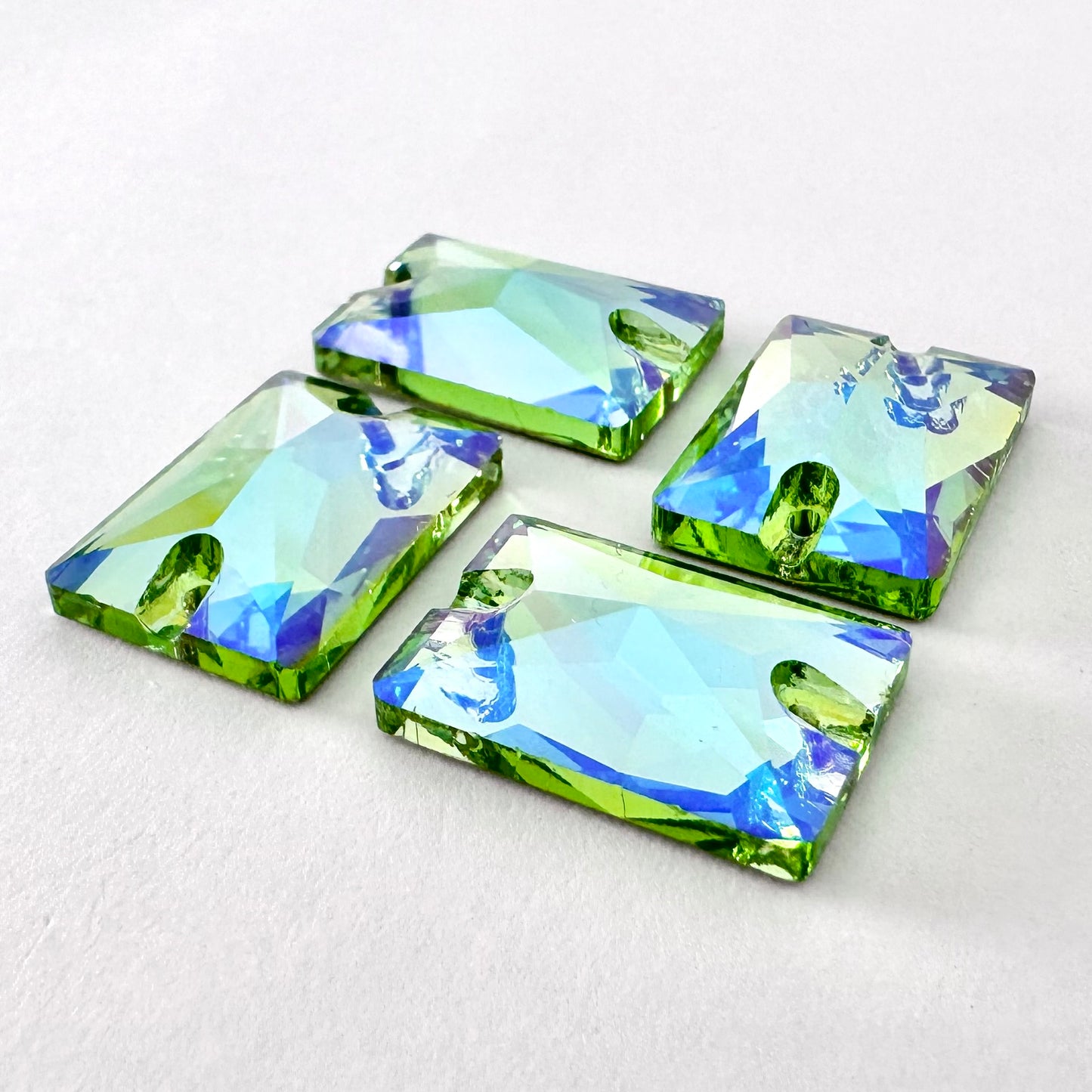 Peridot SI Glass Rectangle