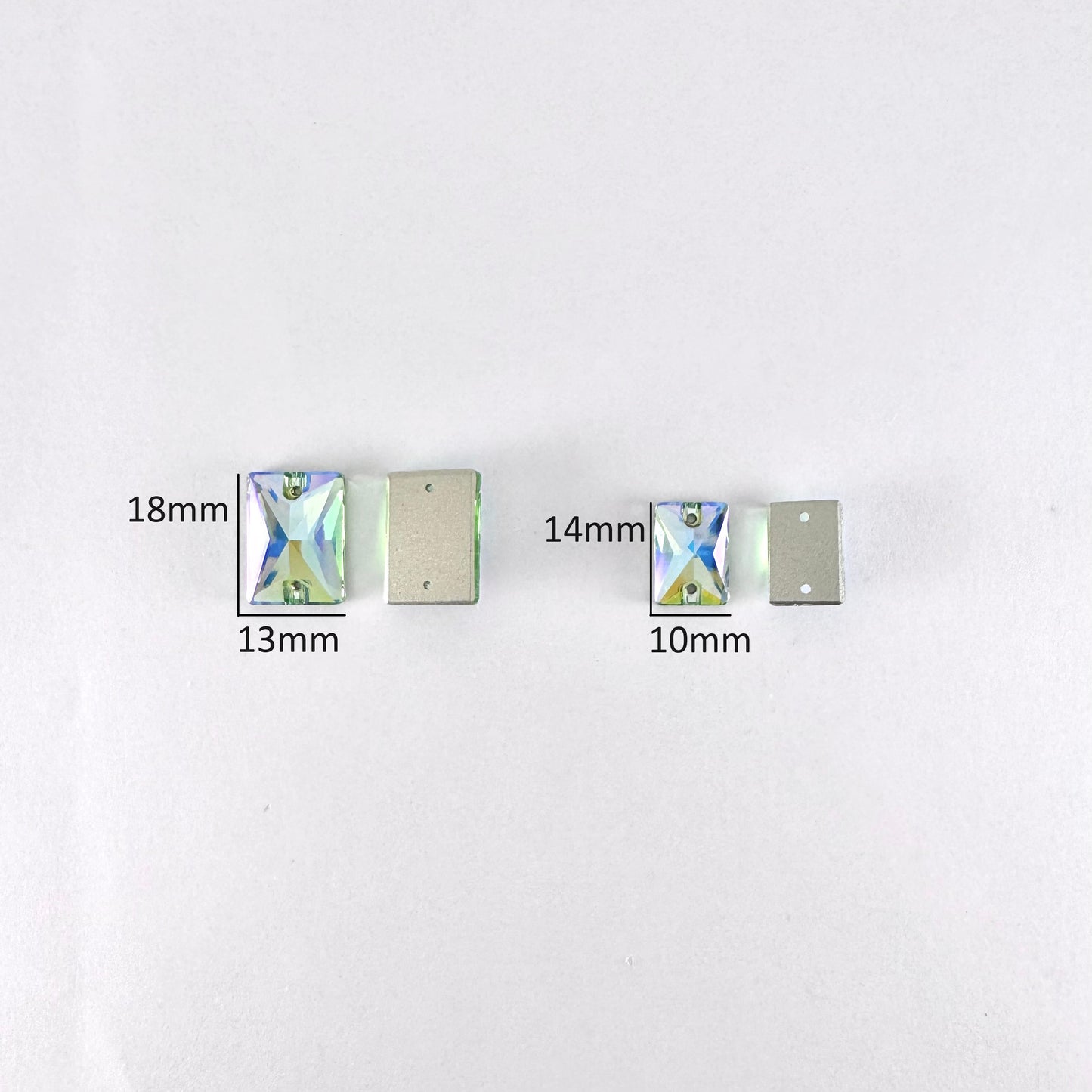 Peridot SI Glass Rectangle
