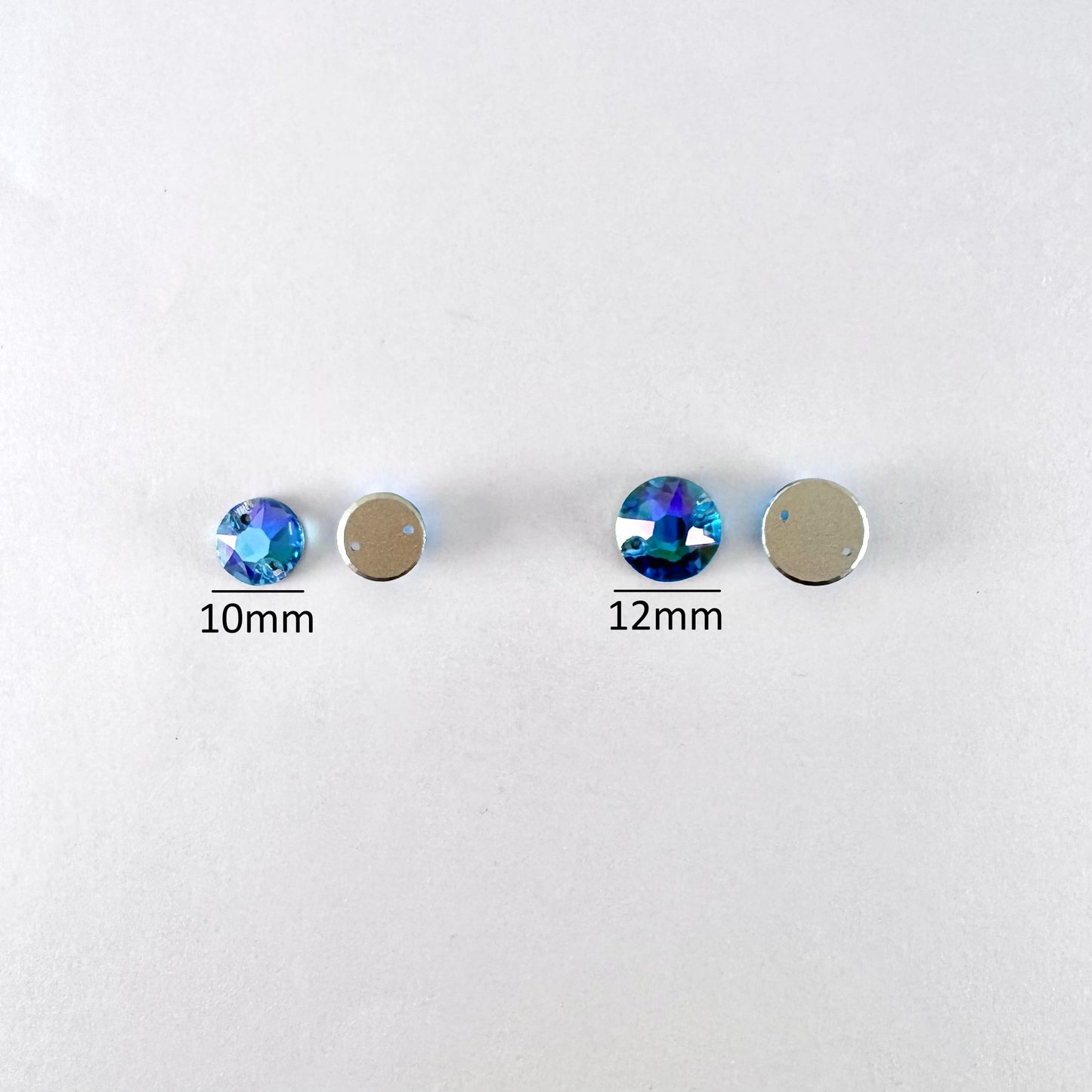Aquamarine SI Glass Rivoli (3288 facet)