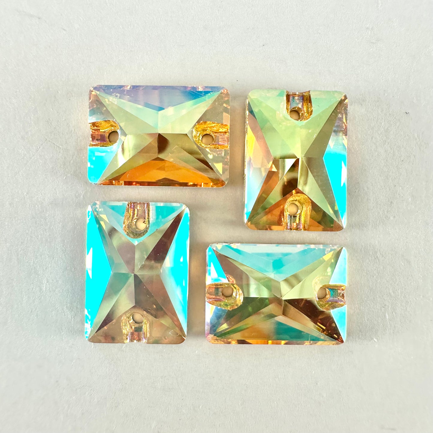 Crystal Sun Glass Rectangle