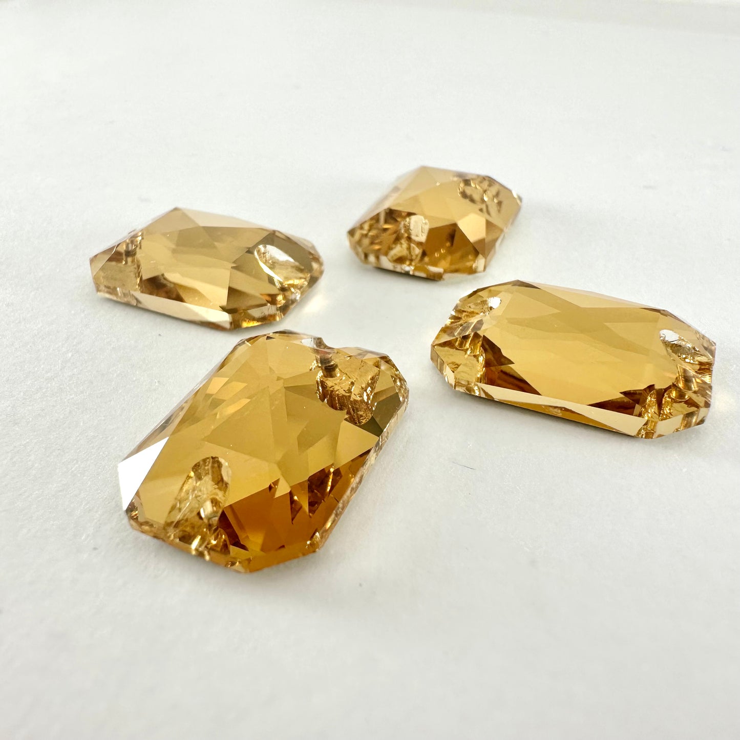 Light Smoked Topaz Glass Emerald