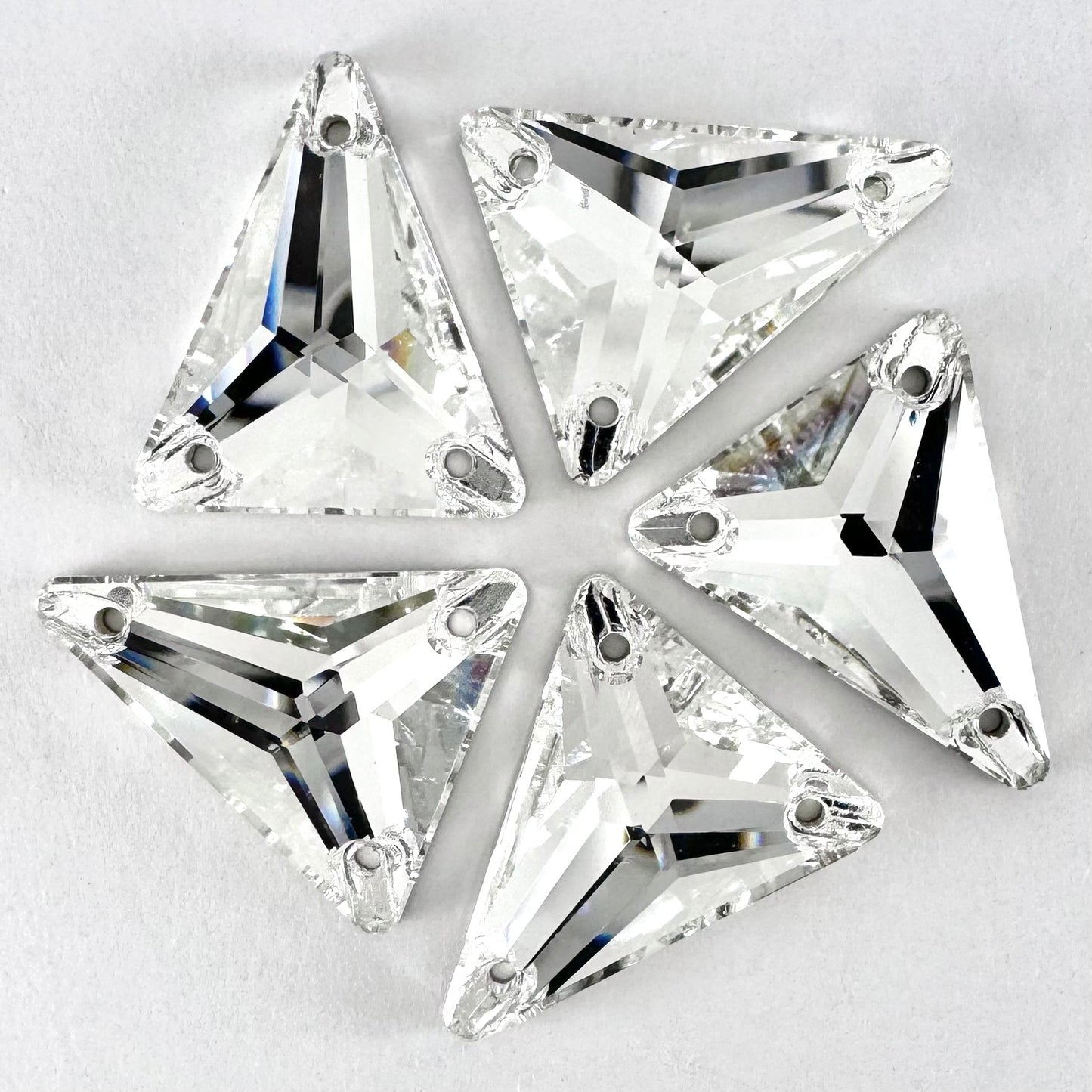Crystal Slim Glass Triangle
