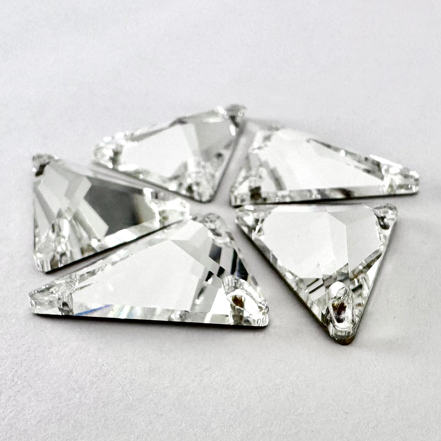 Crystal Slim Glass Triangle