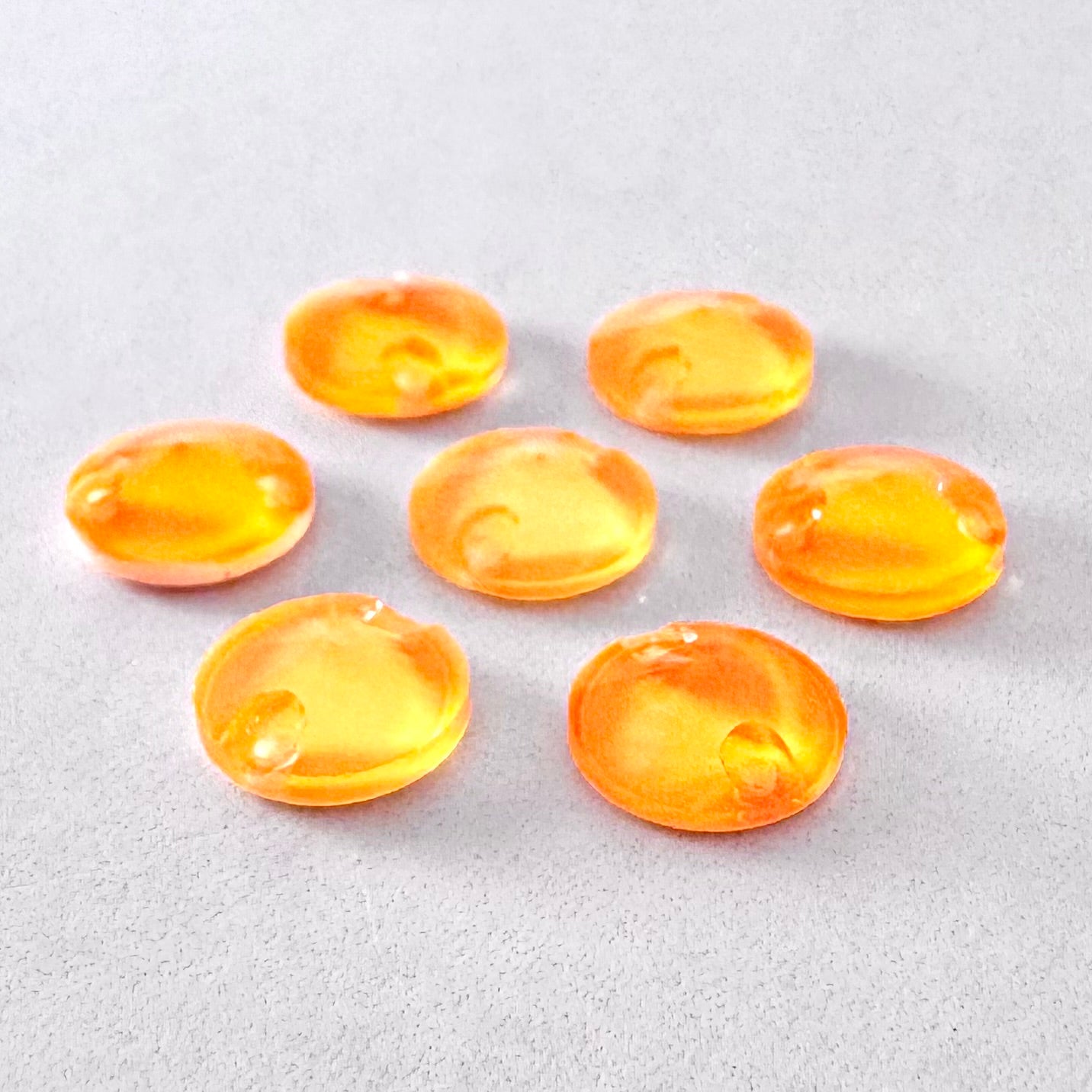 Neon Mandarin Glass Rivoli