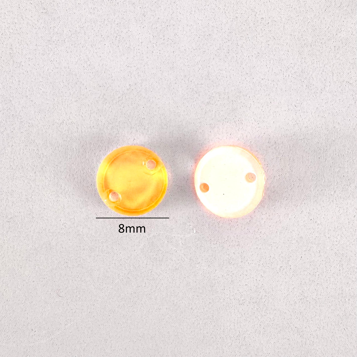 Neon Mandarin Glass Rivoli