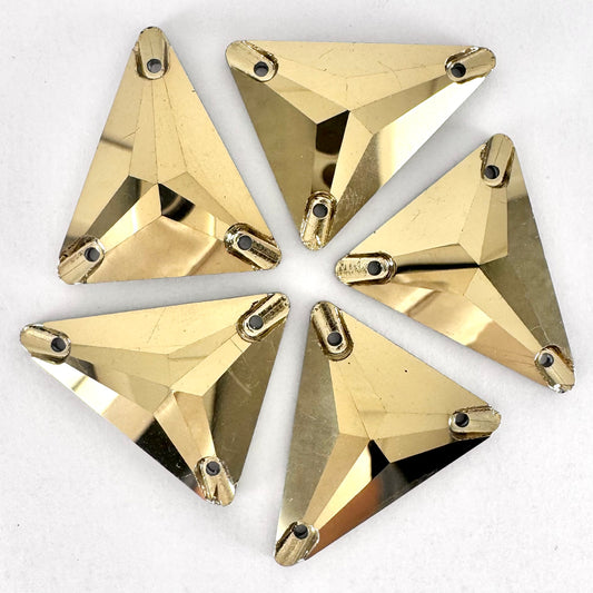 Mine Gold Slim Glass Triangle