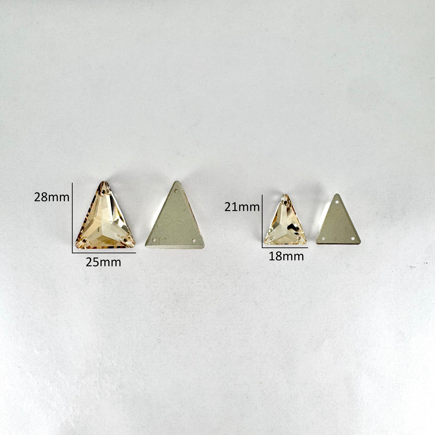 Golden Shadow Slim Glass Triangle