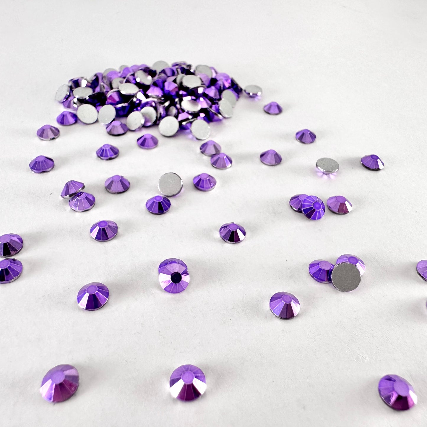 Metallic Violet Rhinestone
