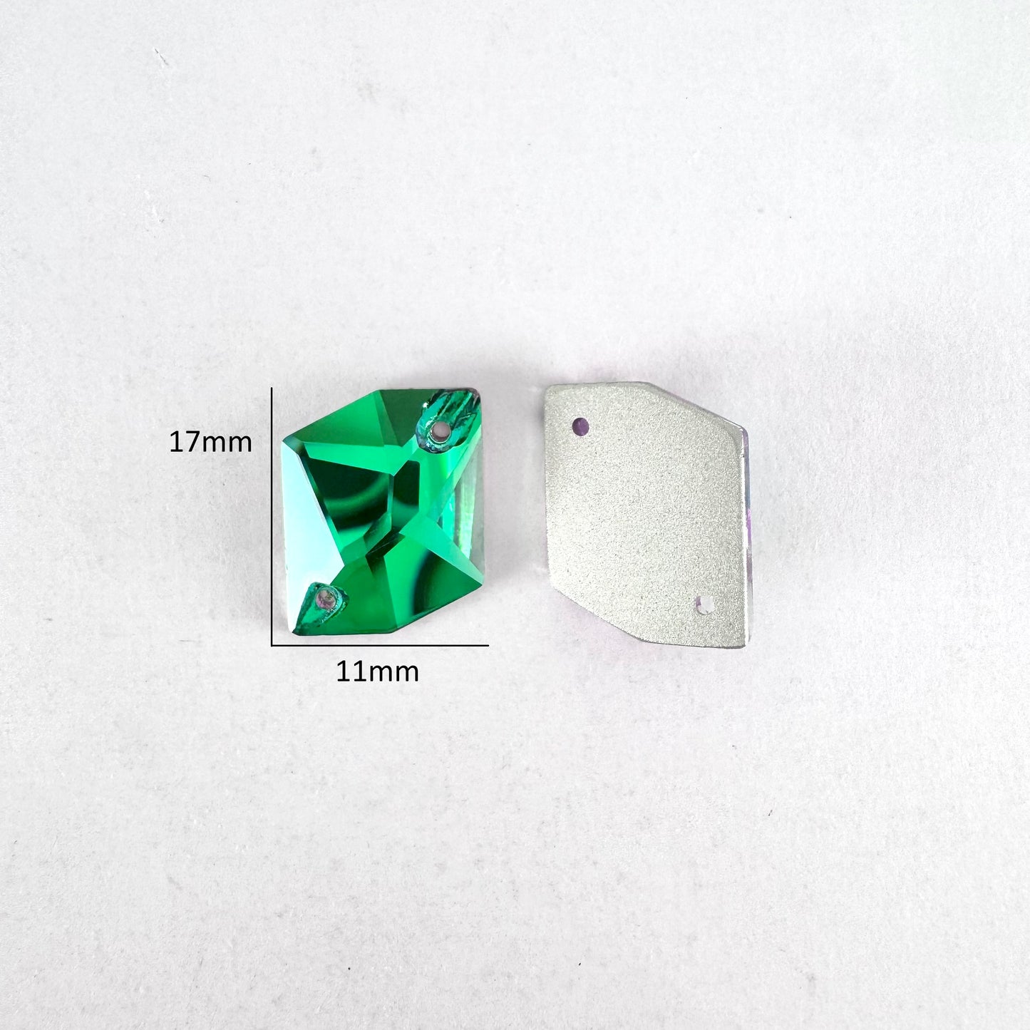 Emerald Heliotrope Glass Cosmic
