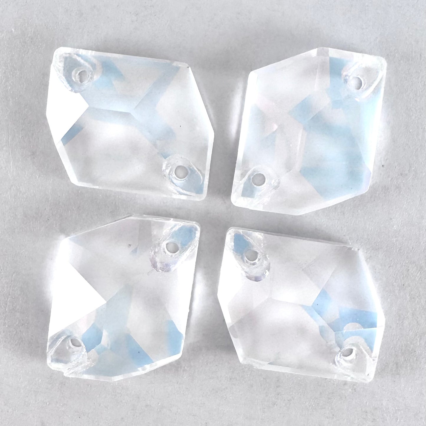 White Luminescent Glass Cosmic