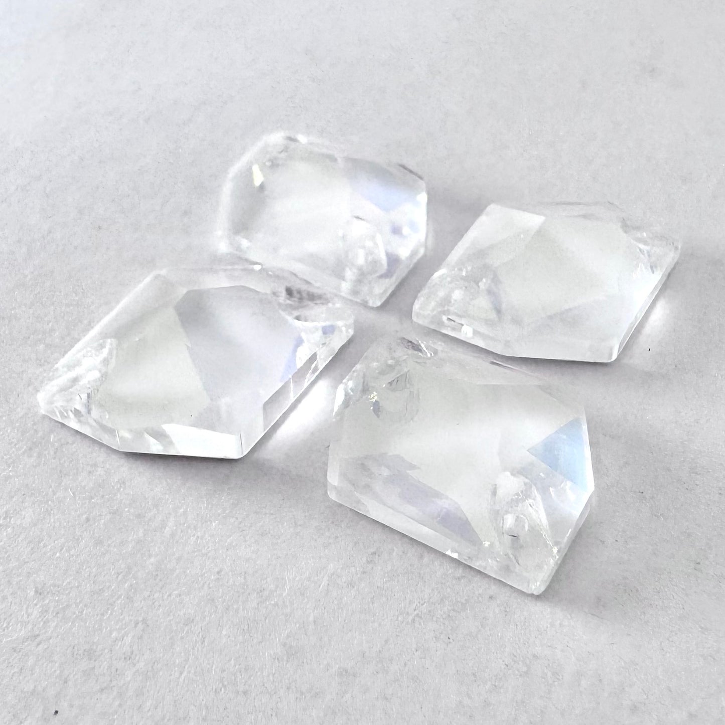 White Luminescent Glass Cosmic