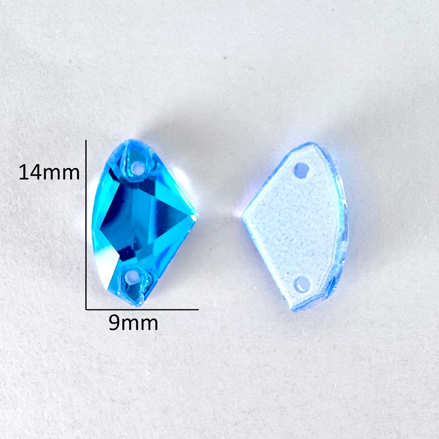 Electric Blue DeLite Glass Galactic
