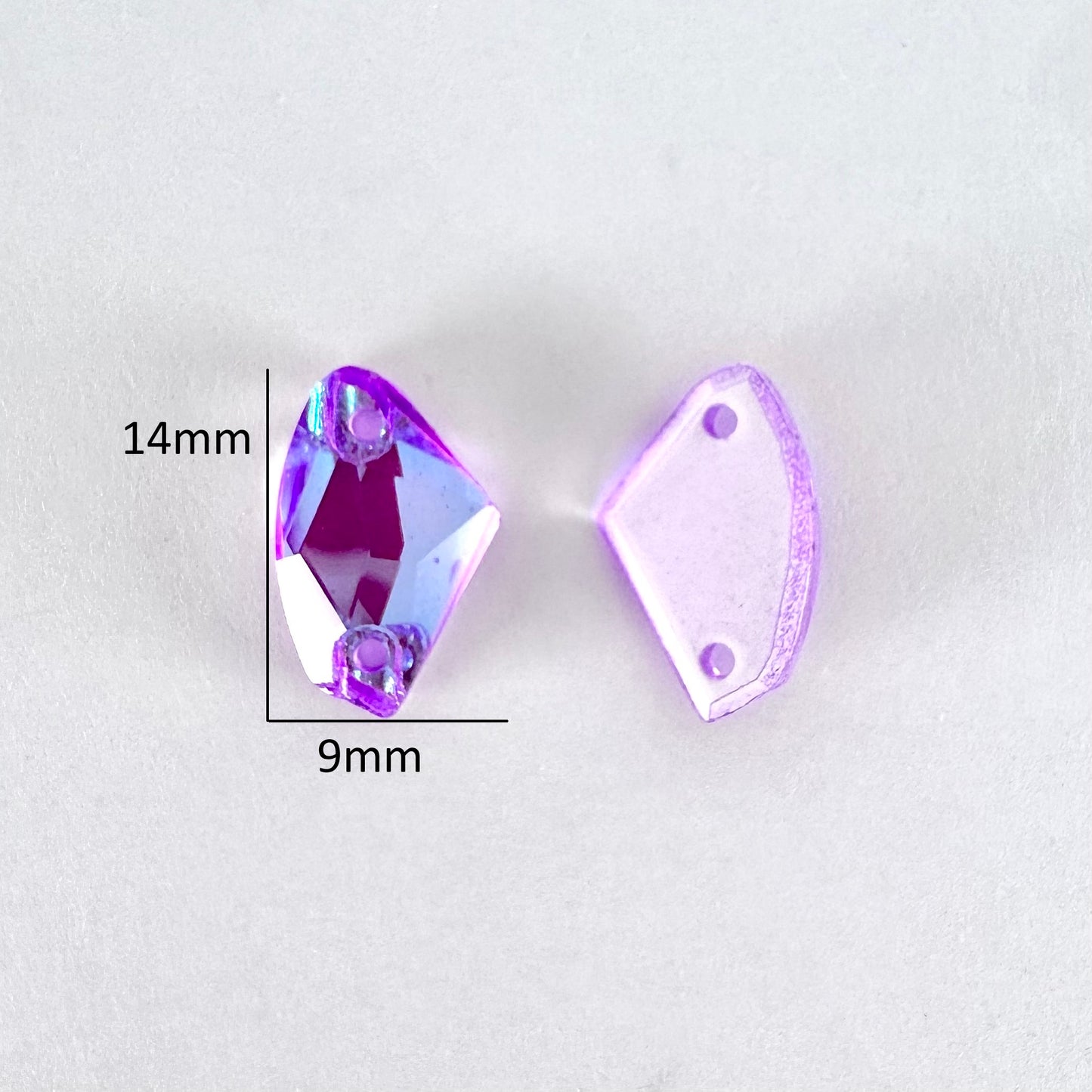 Electric Violet DeLite Glass Galactic