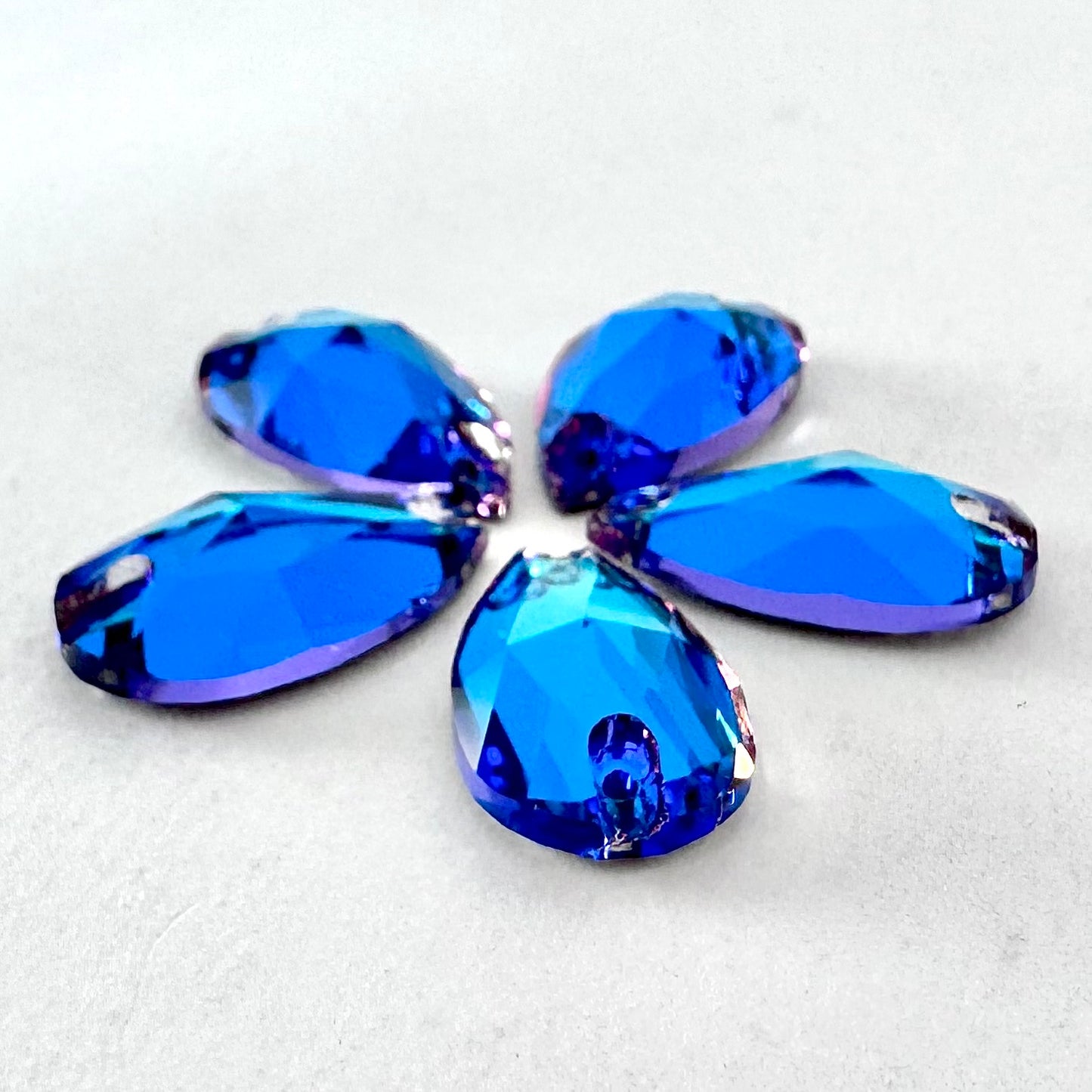 Malachite Glass Teardrop