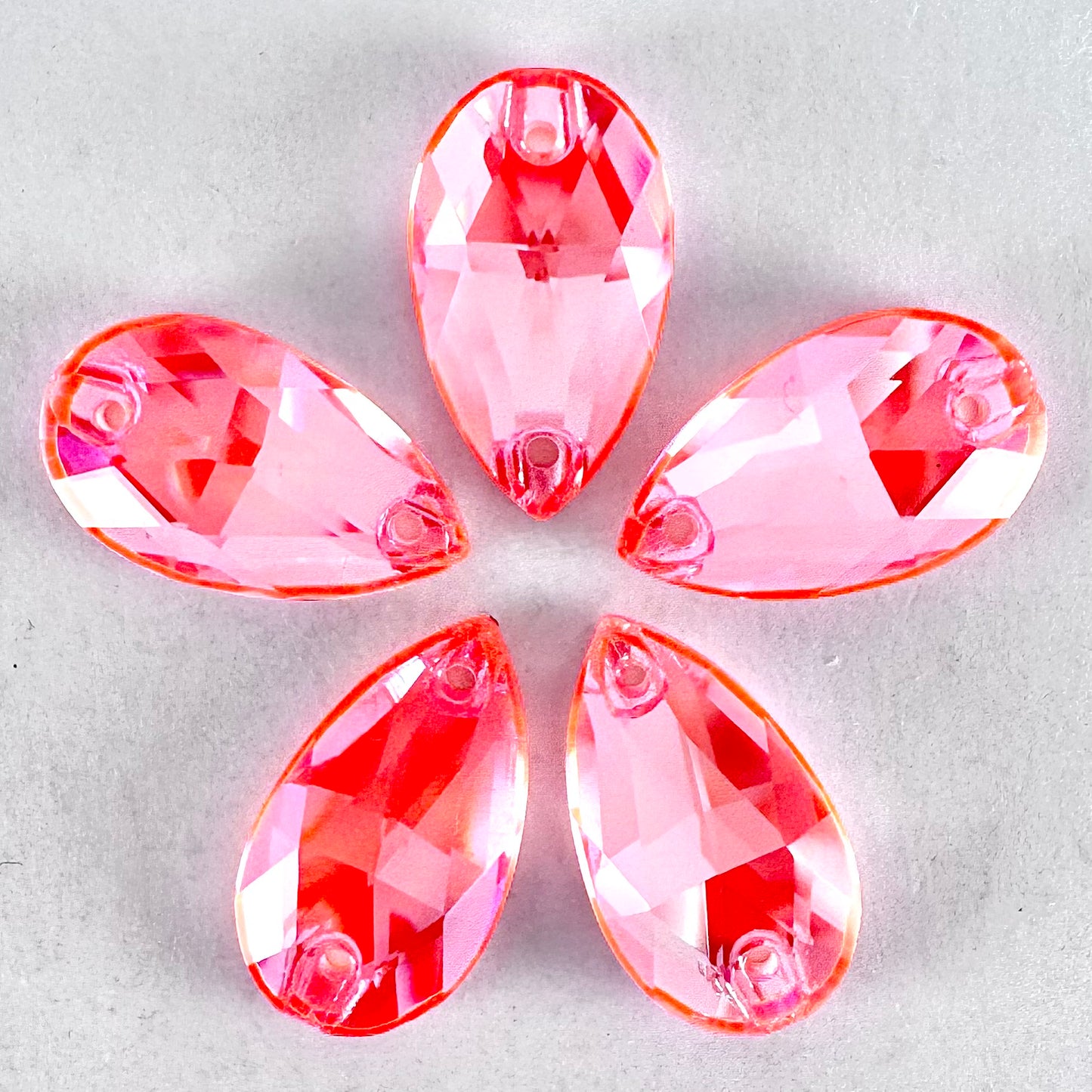 Electric Hyacinth DeLite Glass Teardrop