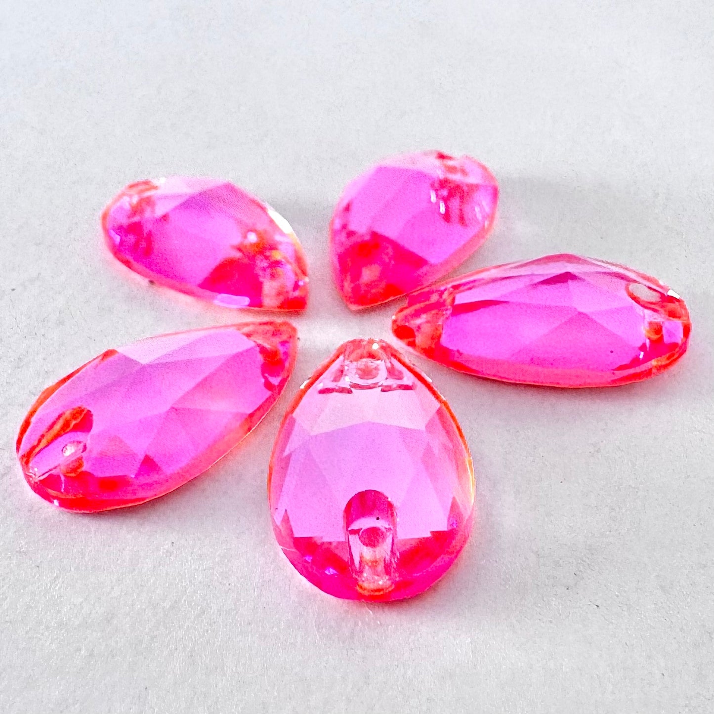 Electric Hyacinth DeLite Glass Teardrop
