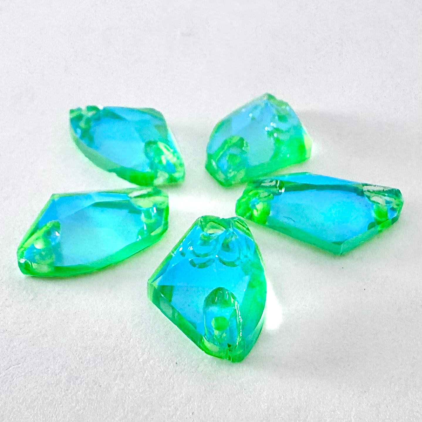 Electric Green DeLite Glass Galactic