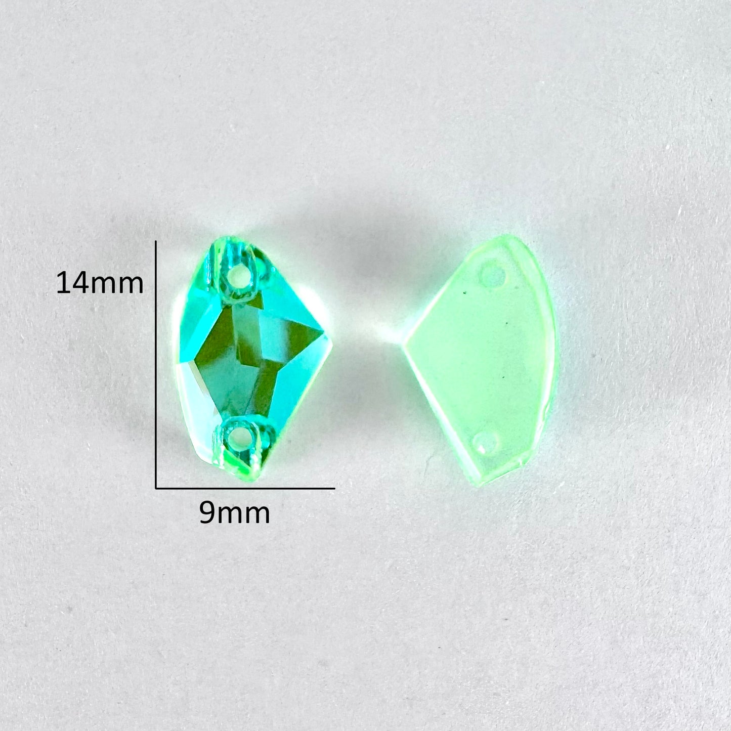 Electric Green DeLite Glass Galactic