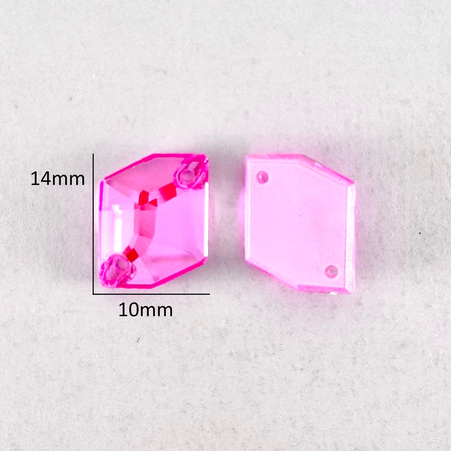 Electric Pink DeLite Glass Cosmic