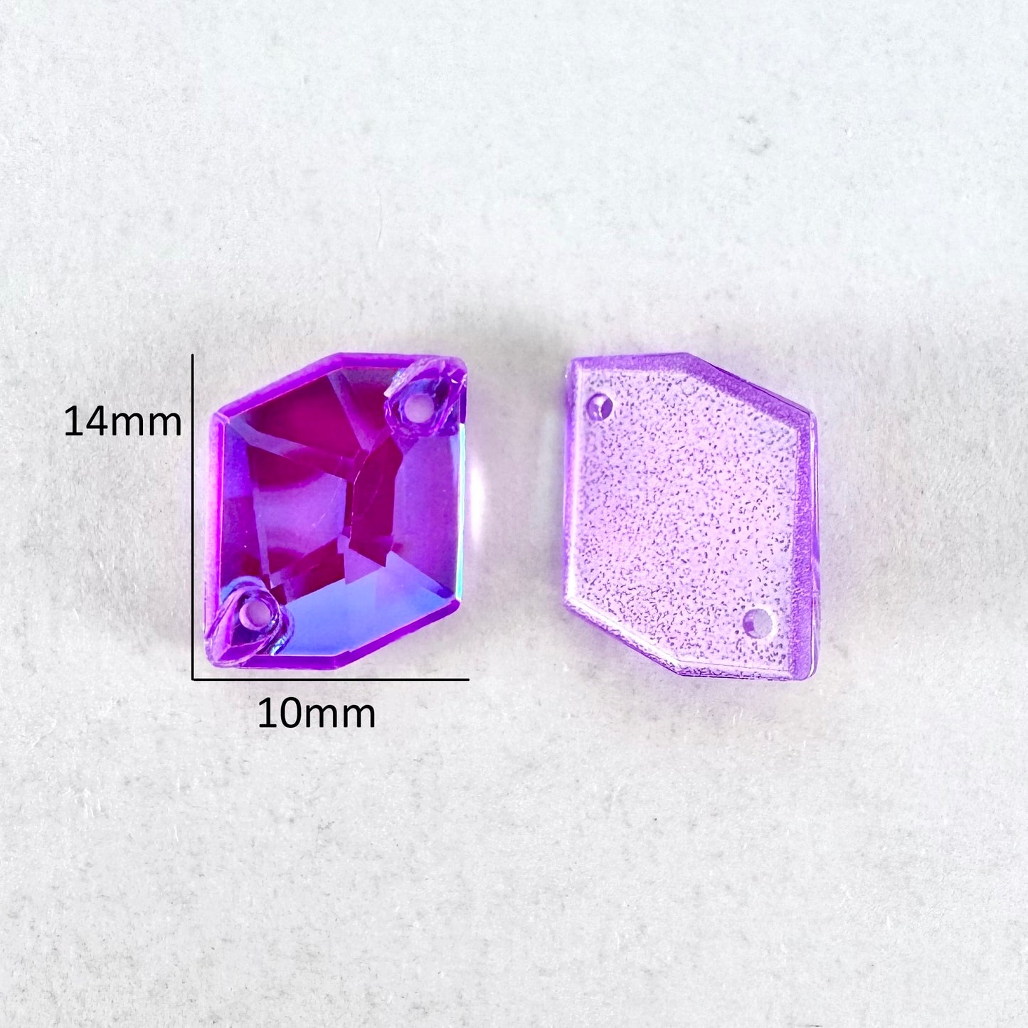 Electric Violet DeLite Glass Cosmic