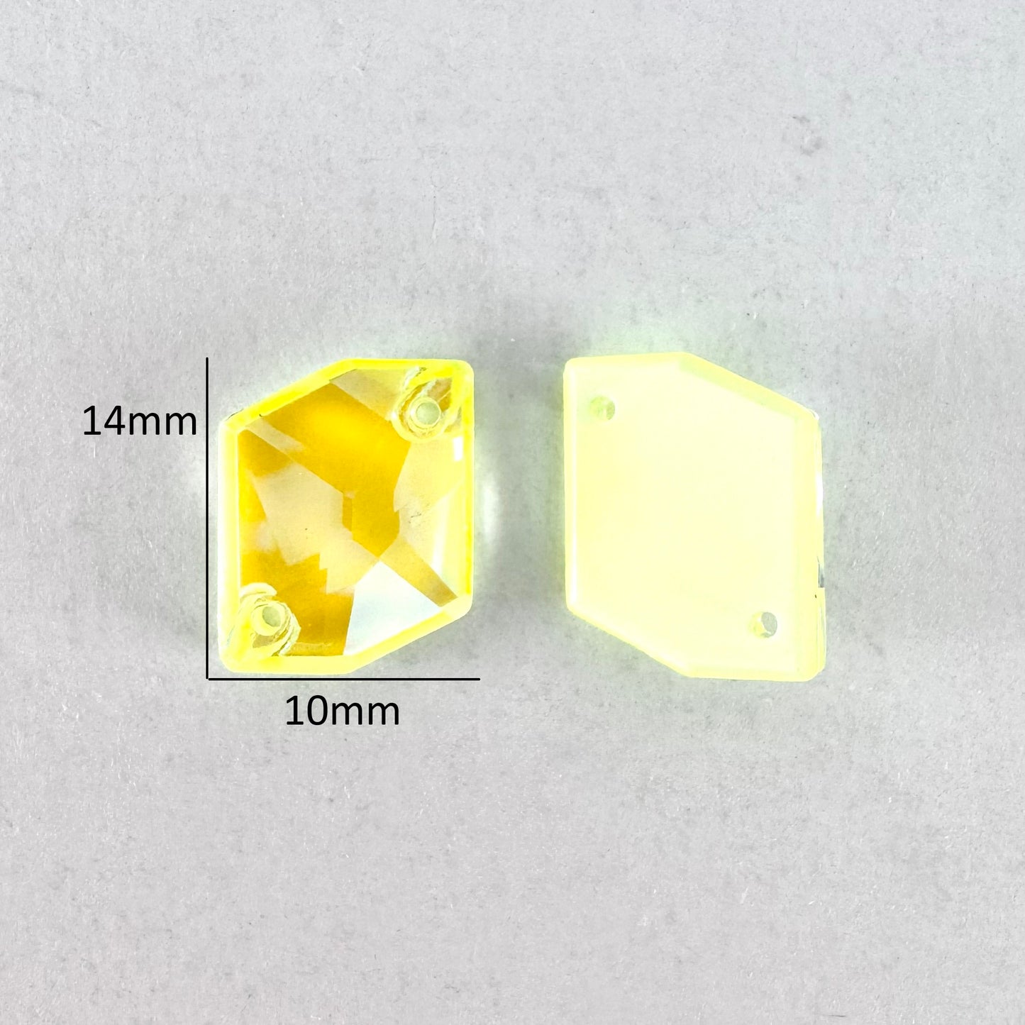 Electric Yellow DeLite Glass Cosmic