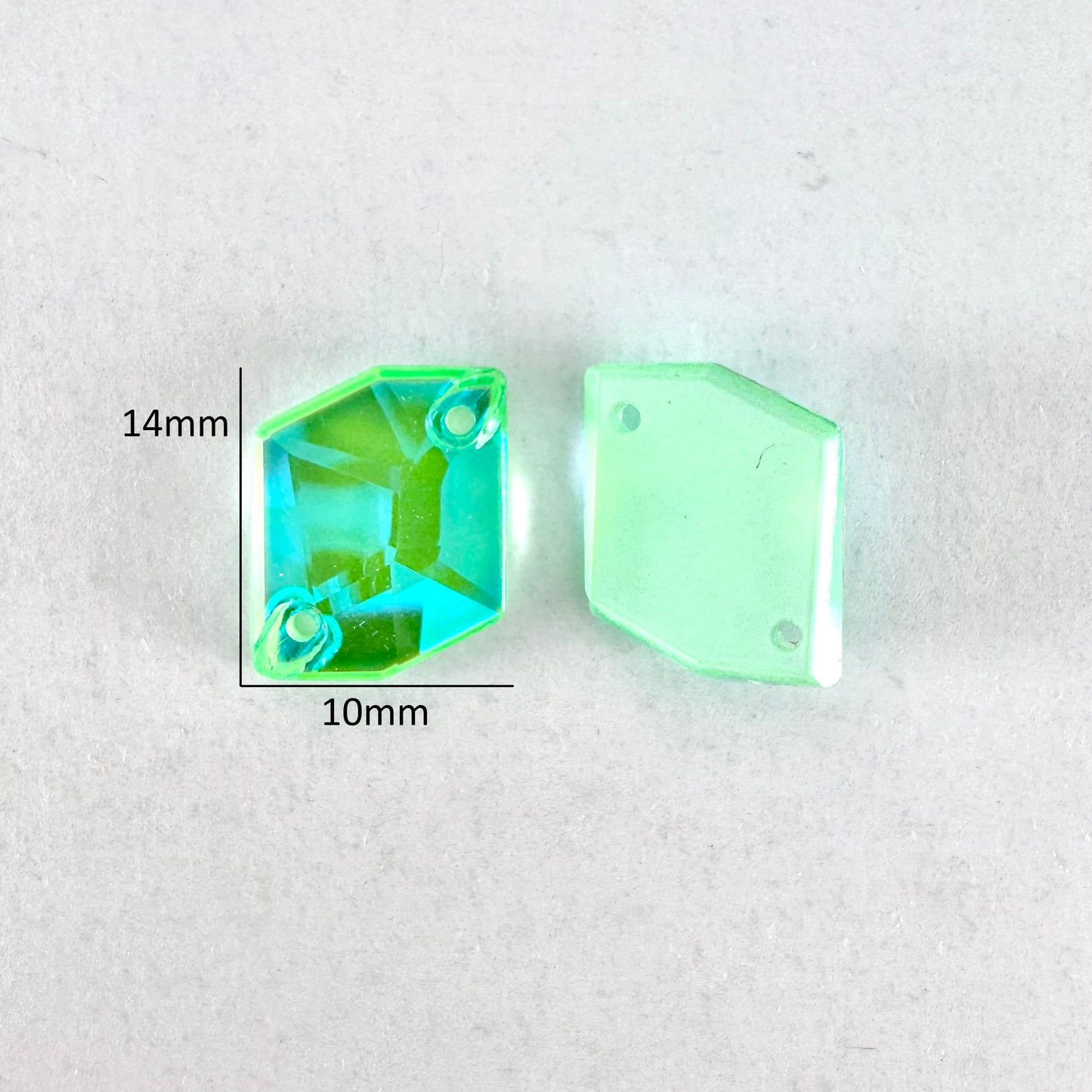 Electric Green DeLite Glass Cosmic