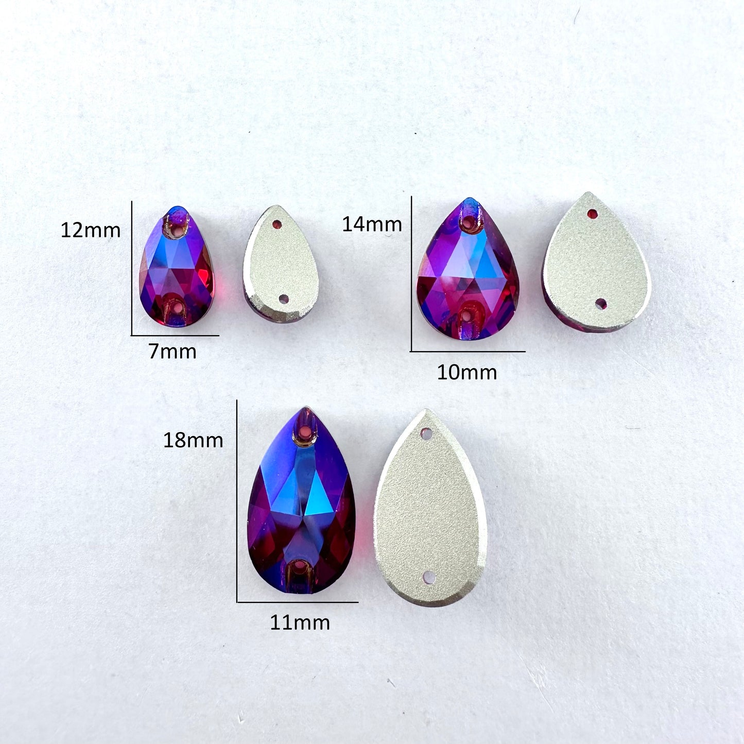 Siam MO Glass Teardrop