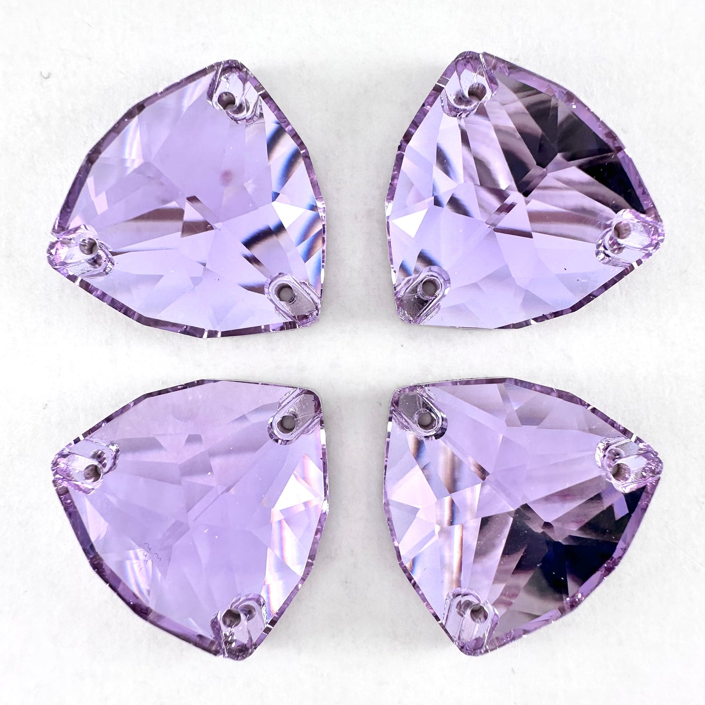 Violet Glass Trilliant