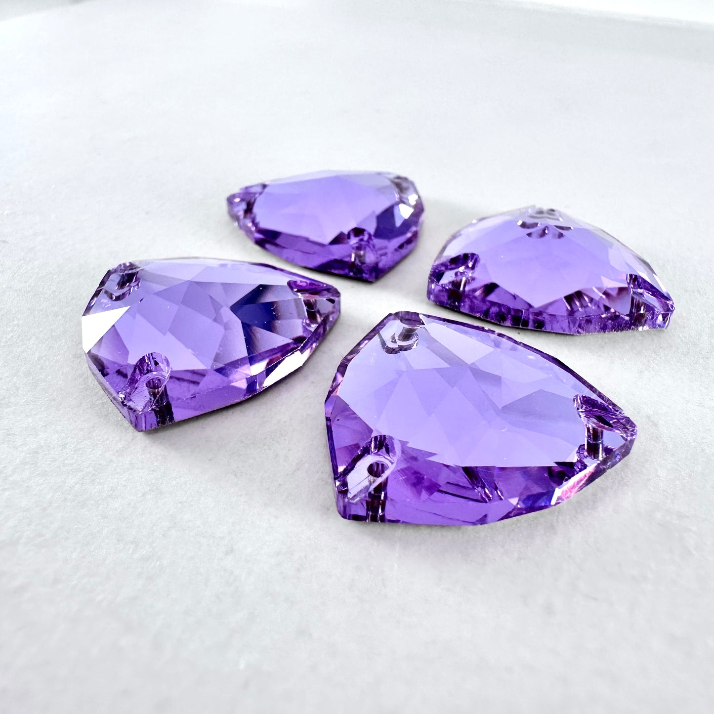 Violet Glass Trilliant