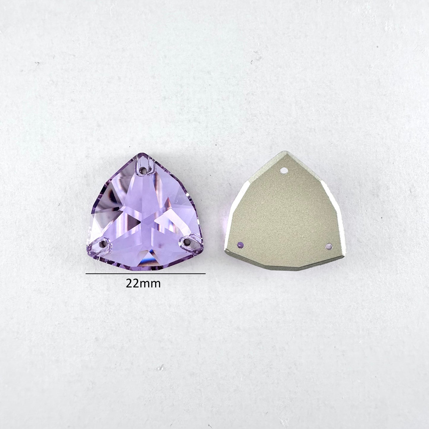 Violet Glass Trilliant