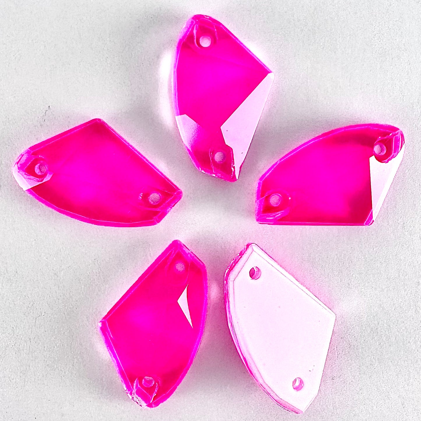 Neon Rose Glass Galactic