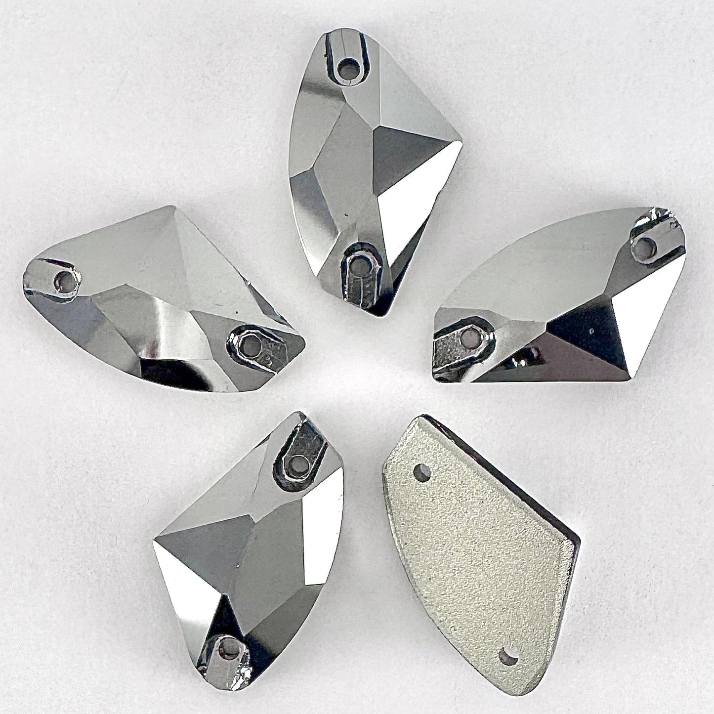 Jet Hematite Glass Galactic