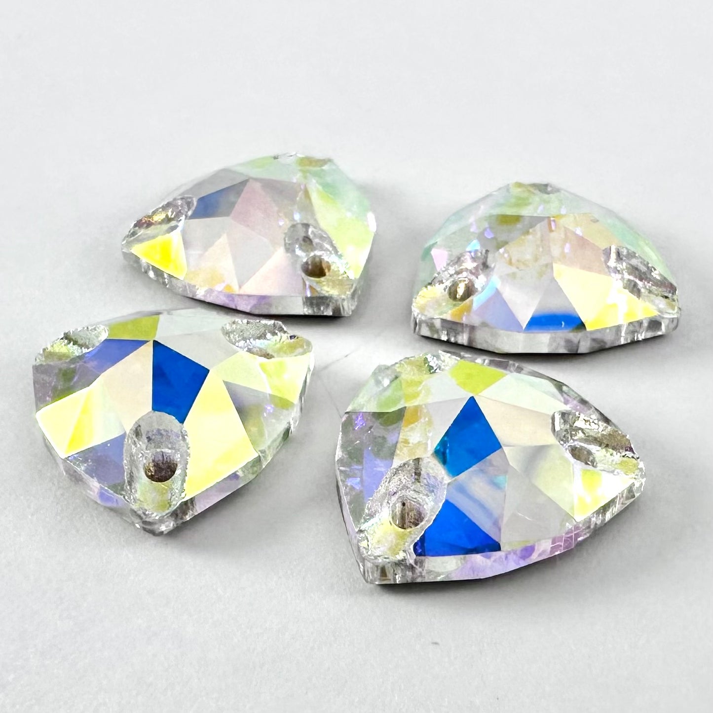 Crystal AB Glass Trilliant
