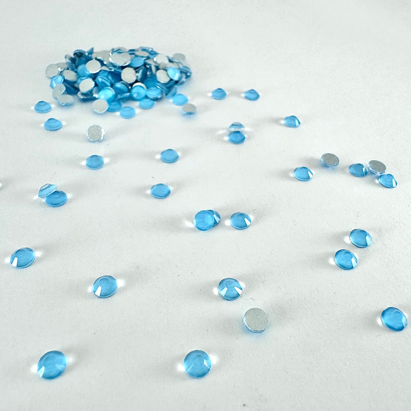 CLEARANCE - Ice Blue Mocha Rhinestone