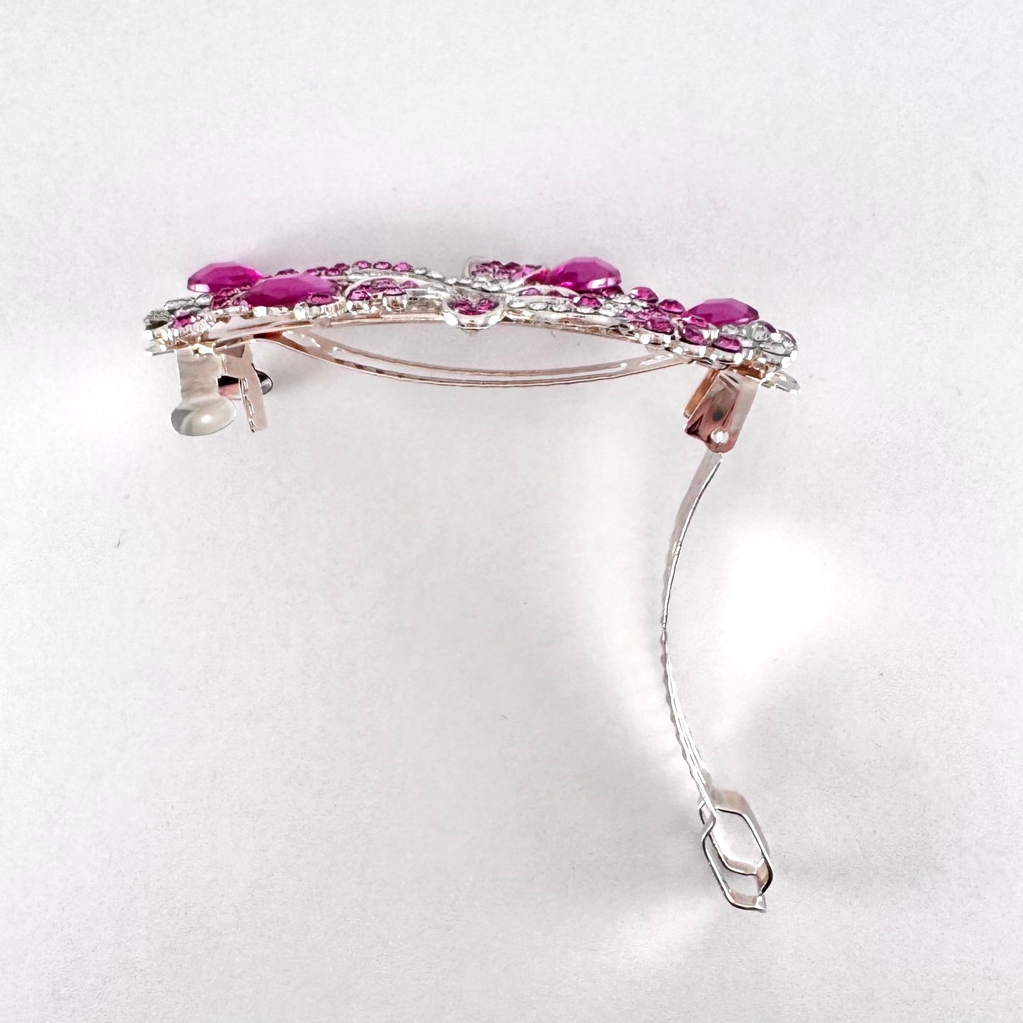 Jewelled Rose Butterfly Hairclip