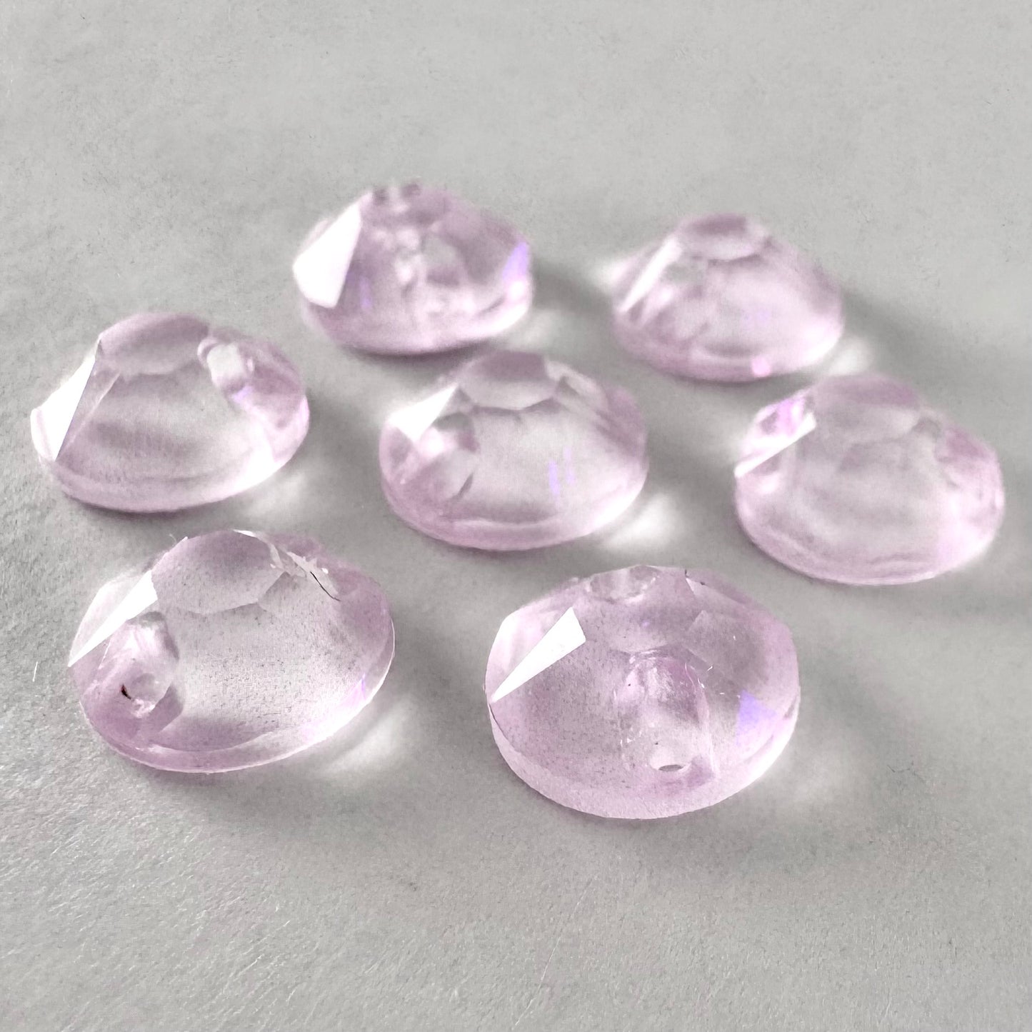 CLEARANCE - Light Rose EN Glass Rivoli (3288 facet)