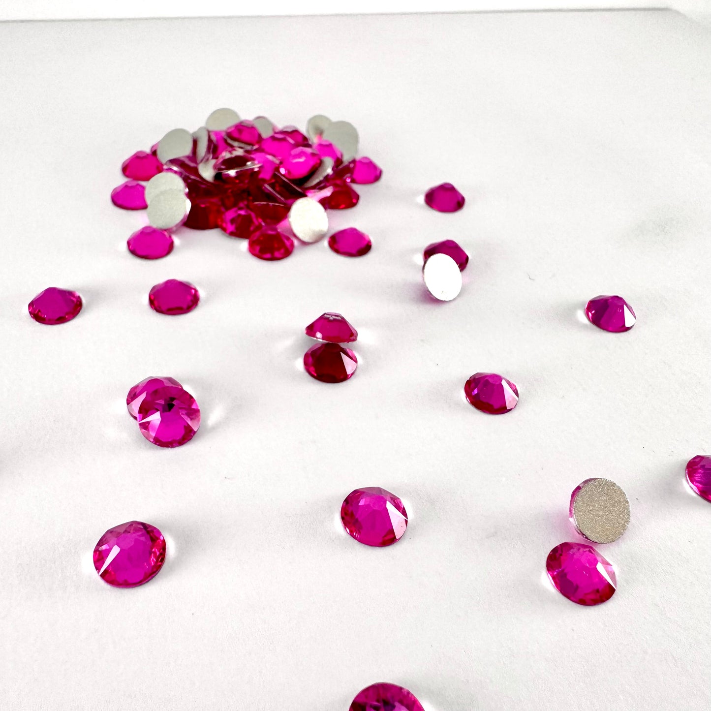 Apricus Rose Pink Rhinestone