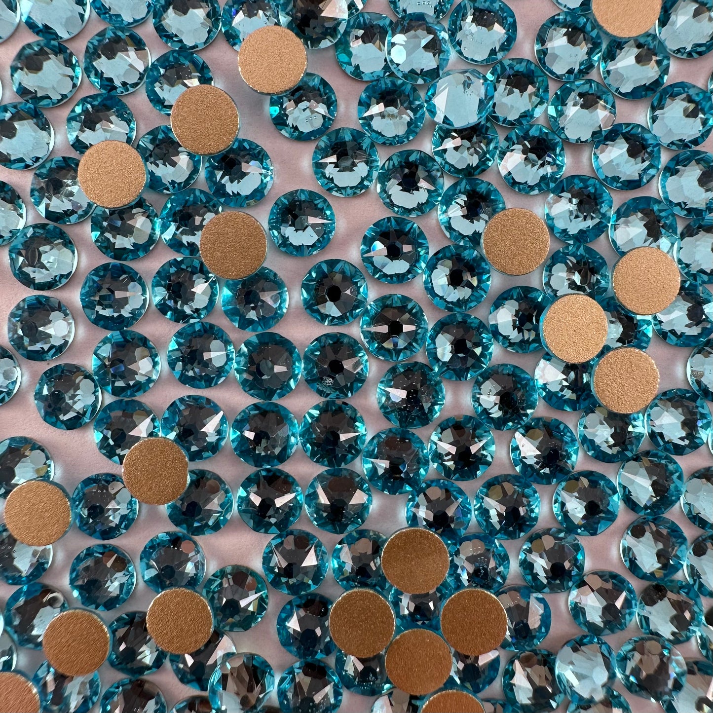 Apricus Aquamarine Rhinestone
