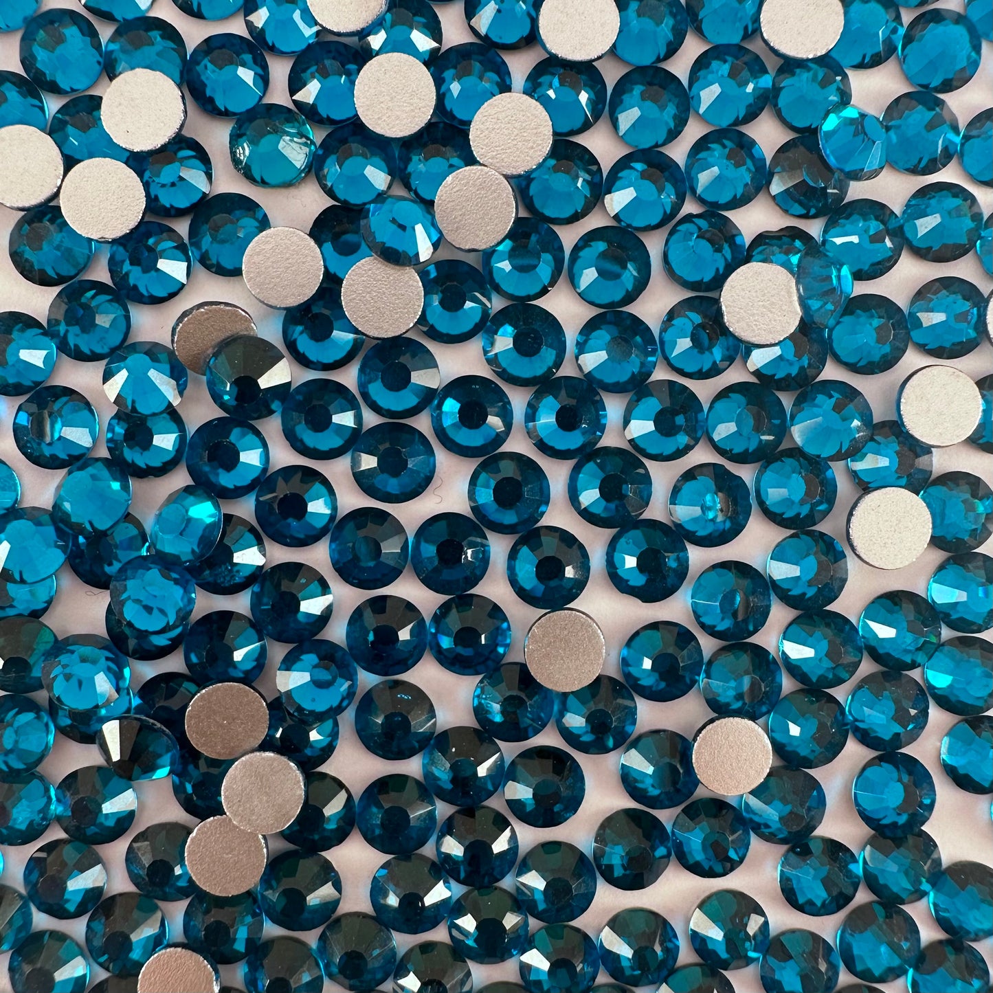 Peacock Blue Rhinestone
