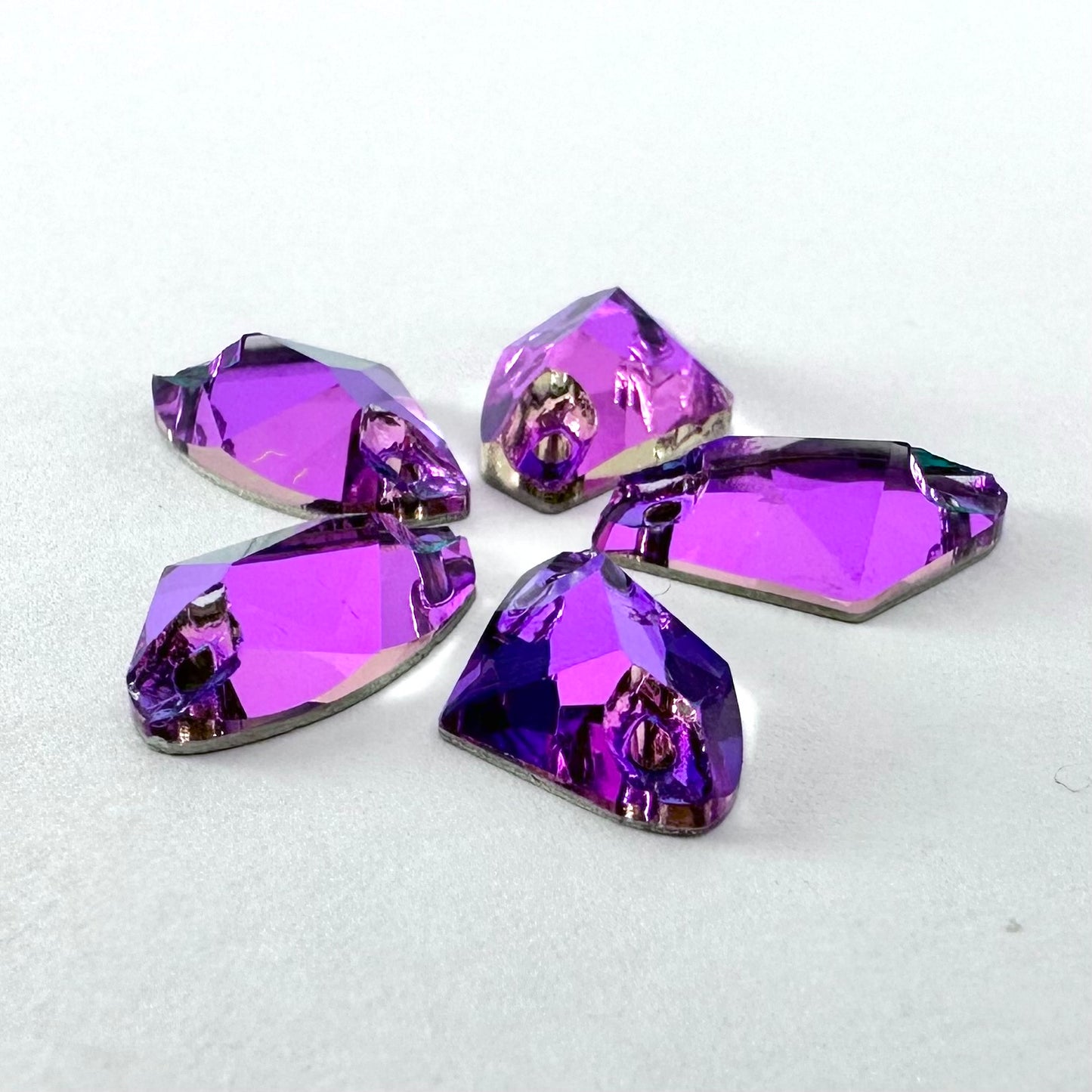 Emerald Heliotrope Glass Galactic