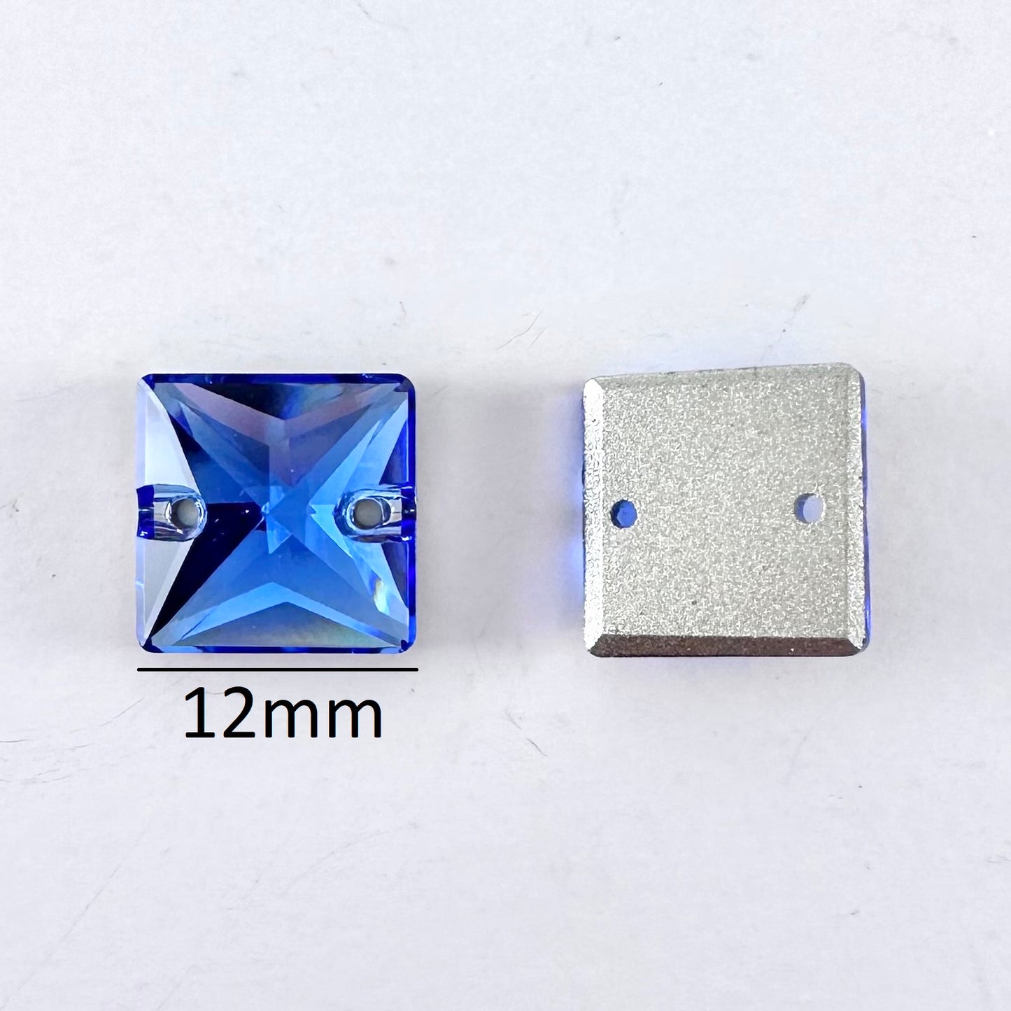 Mid Sapphire Glass Square