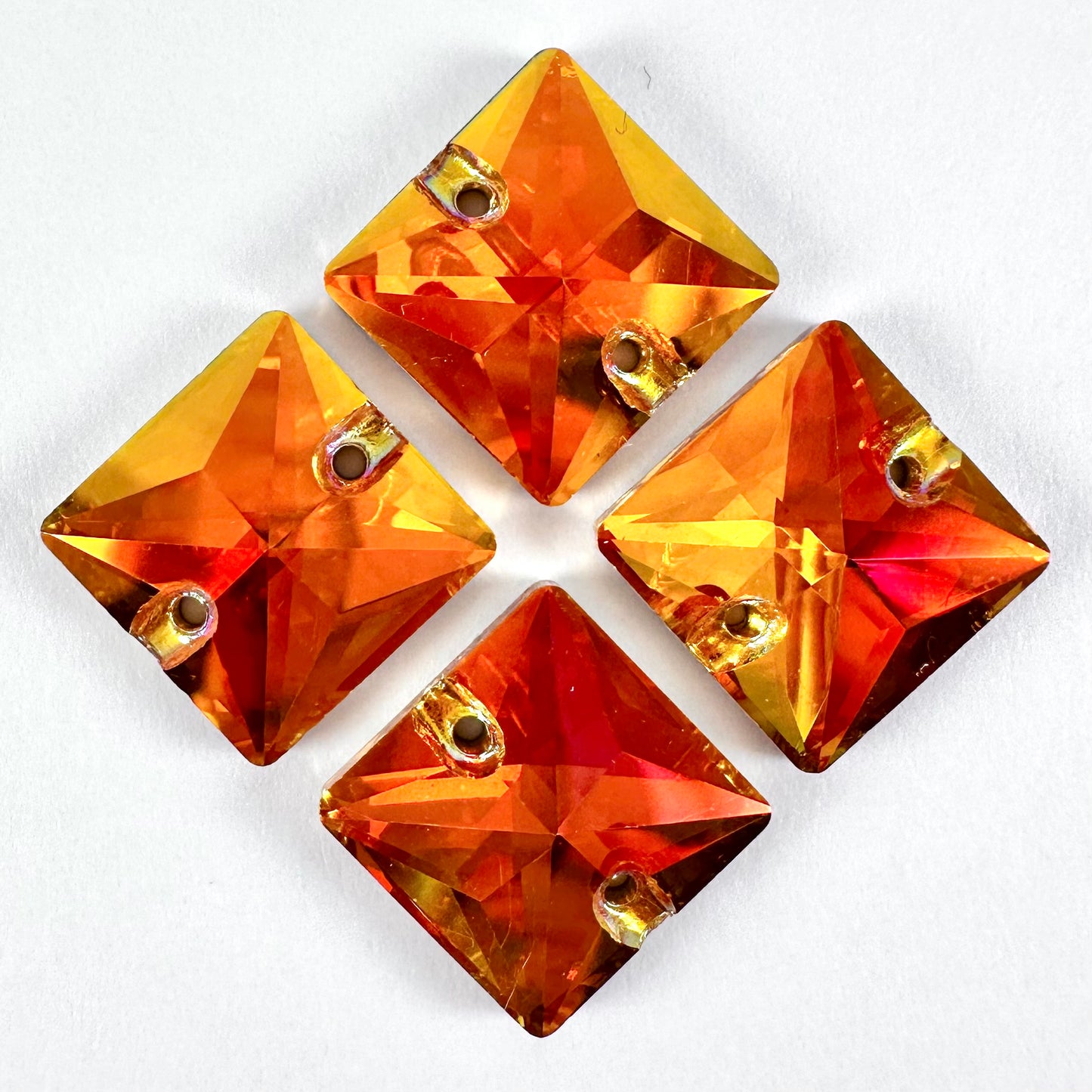 Astral Pink Glass Square
