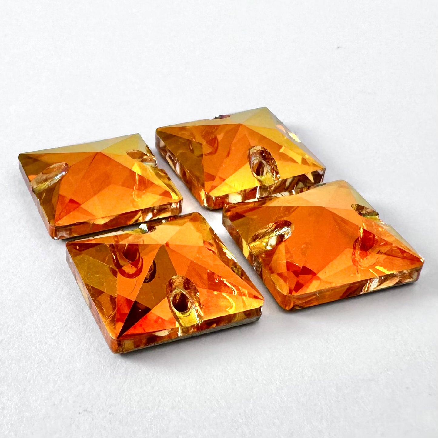 Astral Pink Glass Square