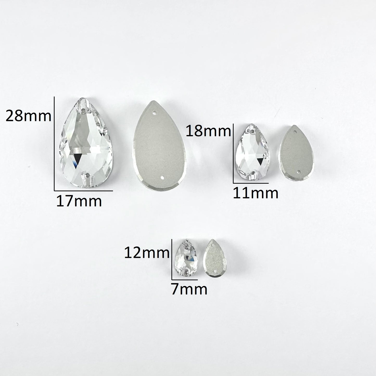 Crystal Glass Teardrop