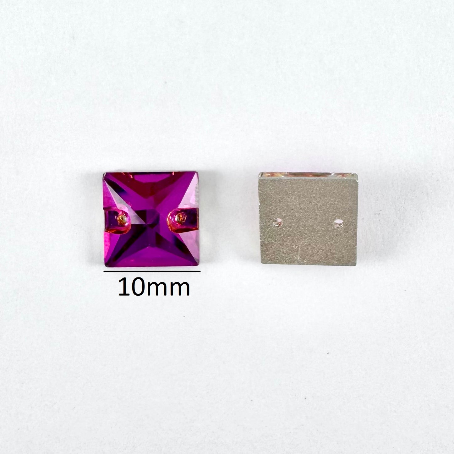 Fuchsia Glass Square