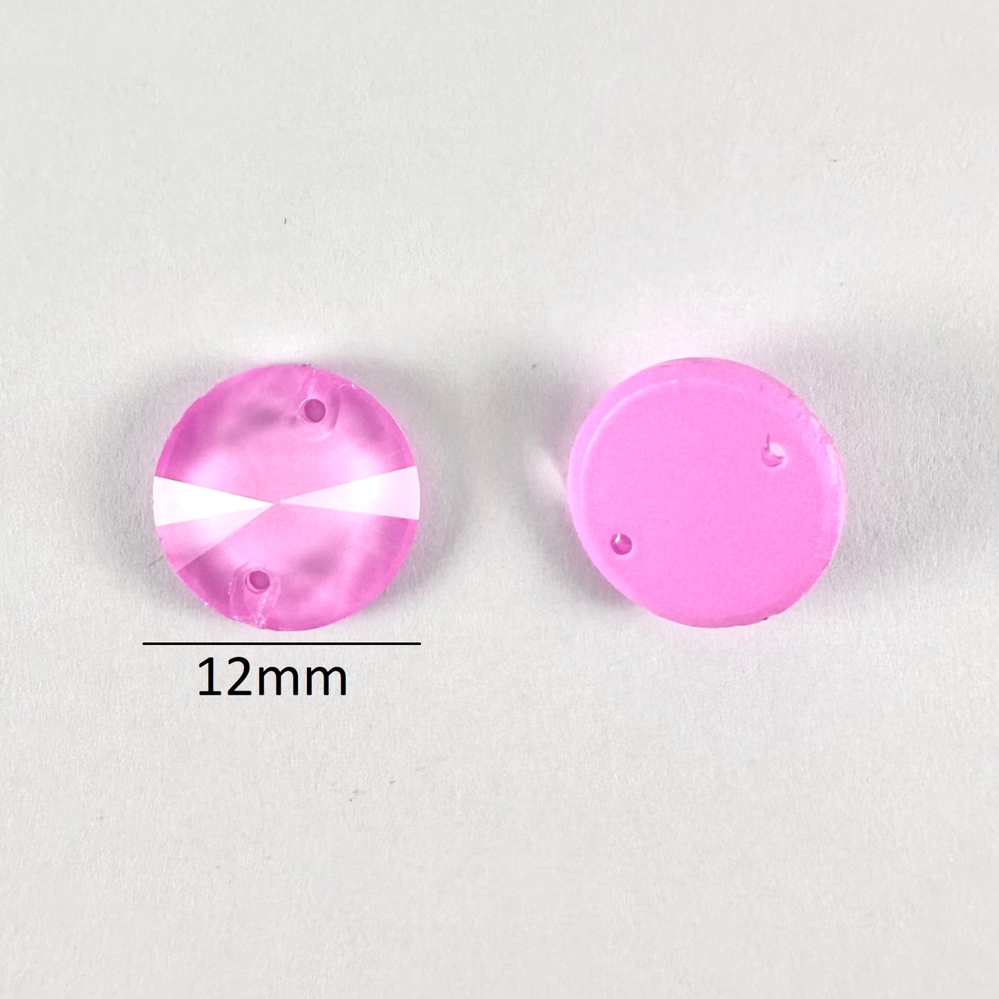 Pink Glass Rivoli